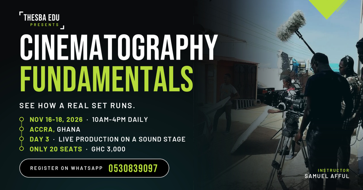 Learning Cinematography Fundamentals Workshop